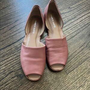 Franco Sarto mauve Open-Toe Flats size 8.5